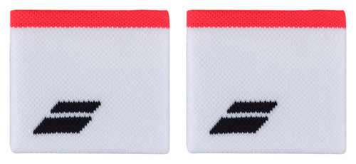 Logo Wristband — White/Red (2 pack)