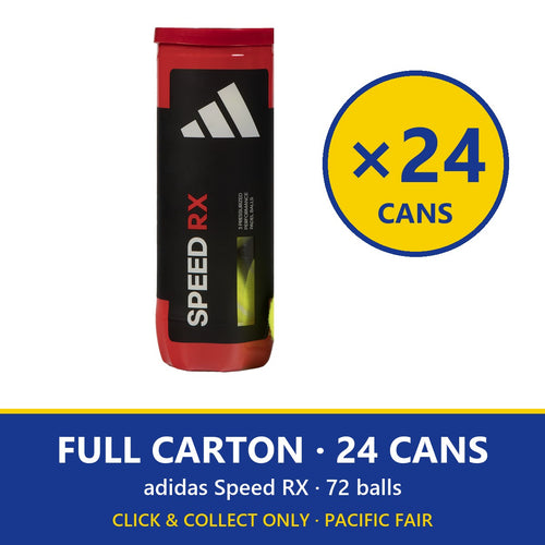 Speed RX Padel Balls — Carton (24 cans) · Click & Collect Only