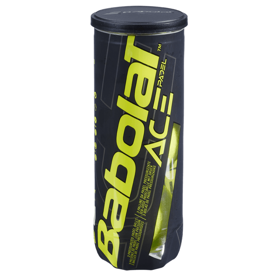 Babolat Ace padel balls — can of 3