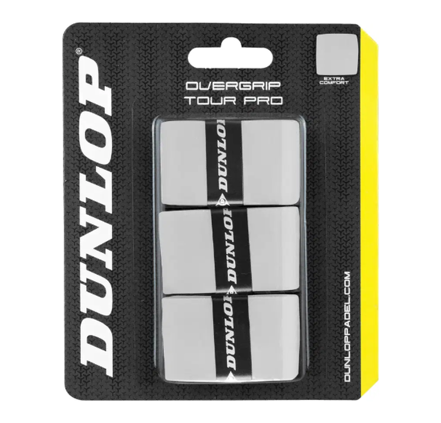 Dunlop Tour Pro overgrip 3 pack white