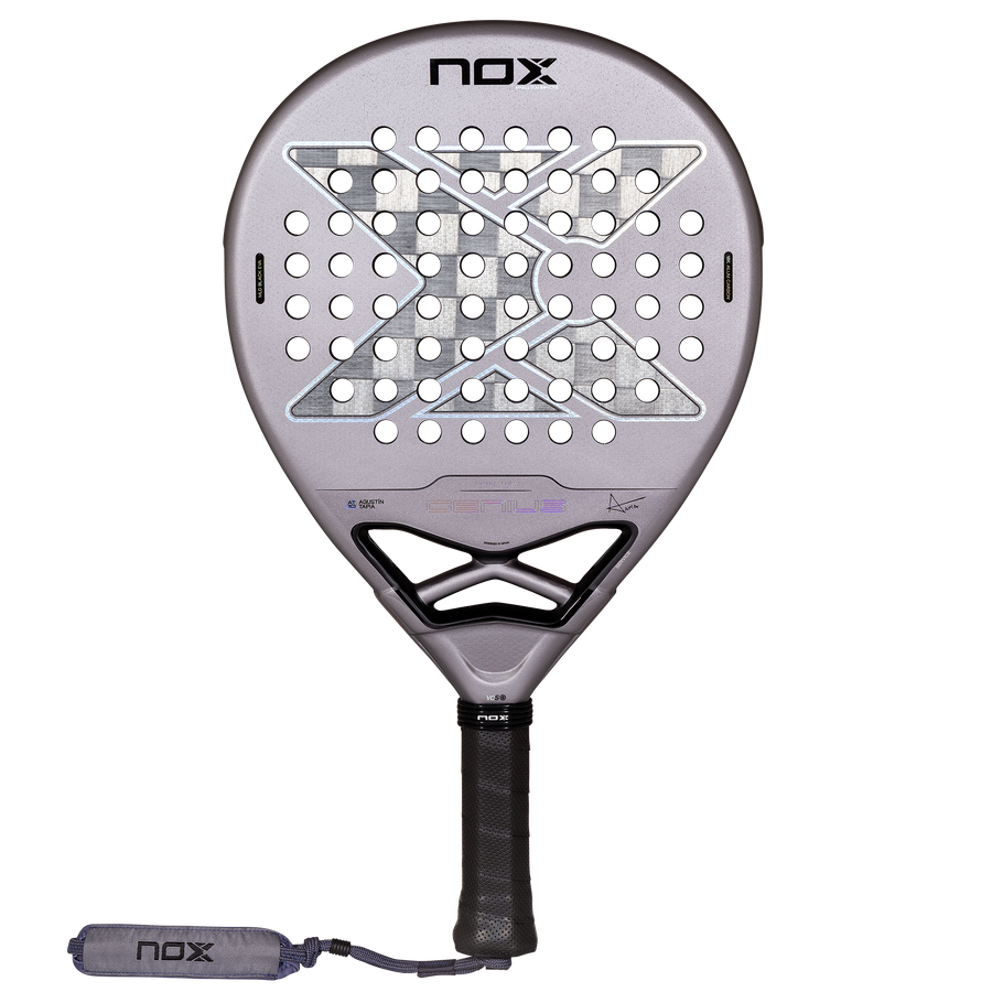 NOX Genius 18K Alum 2027 padel racket — front